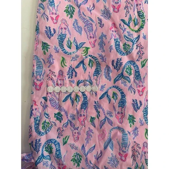 Lilly Pulitzer Girls Dress Size 6 Pink Blossom Girl's Night Out Print Dress - Picture 4 of 8